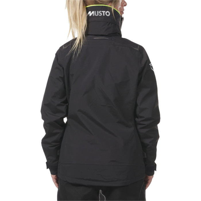 2024 Musto Mujer Br1 Chaqueta Channel 82405 - Negro